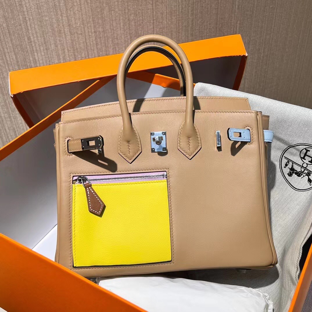 Hermes Birkin 30CM Swift Leather Handbag Brown 